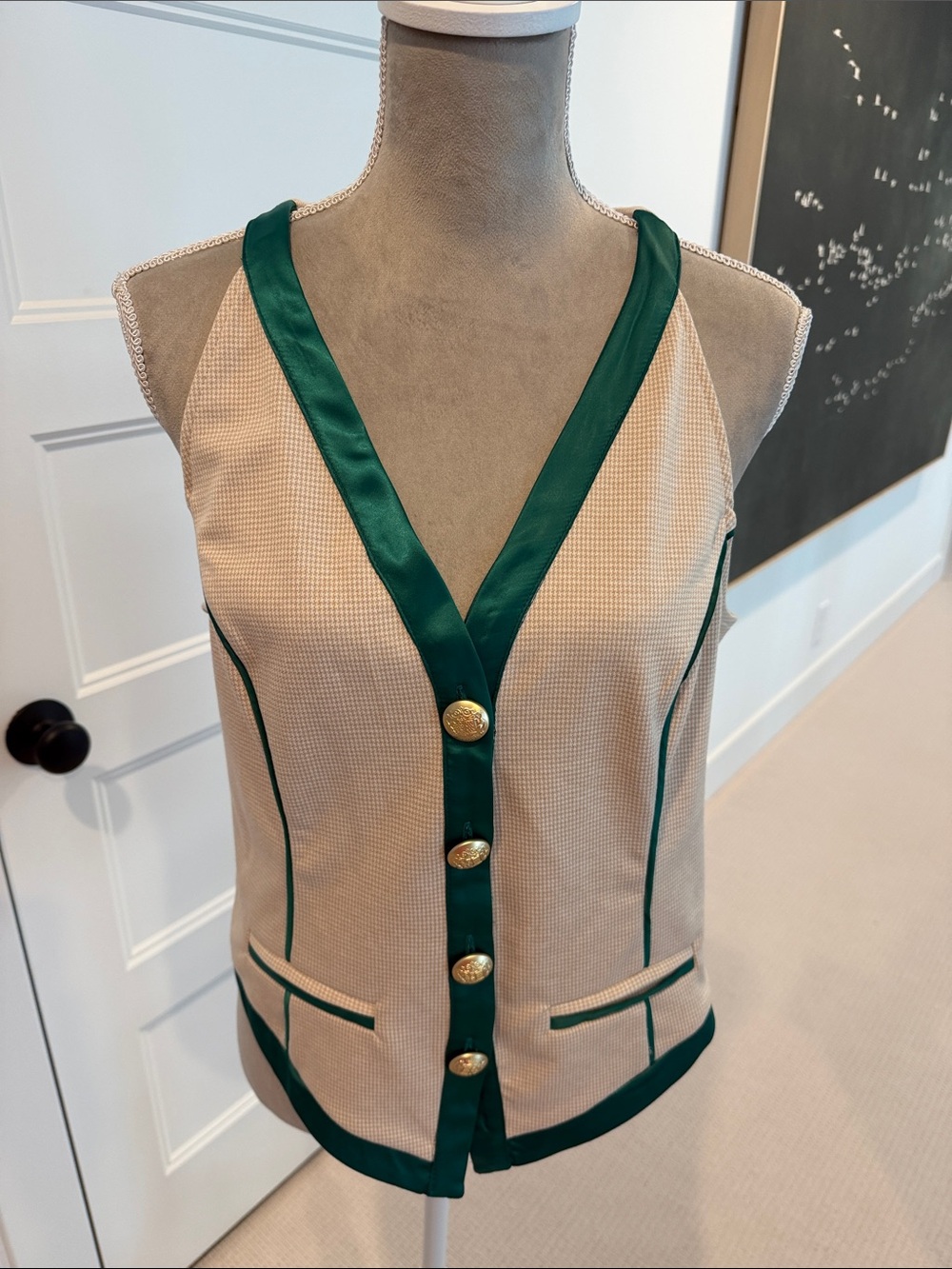 Maeve Cream and Teal Lined Bodysuit